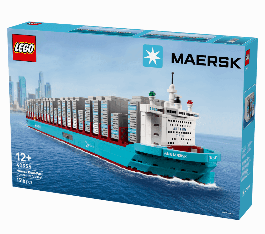 LEGO Maersk 2026 inspirado en un portacontenedores Maersk dual-fuel
