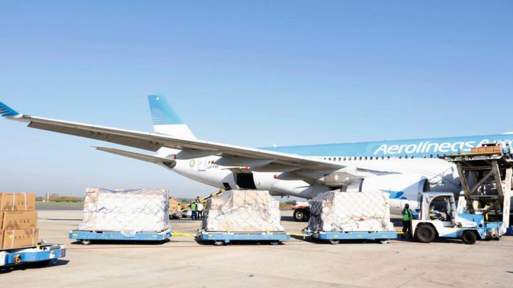 transporte aéreo de Argentina comercio exterior