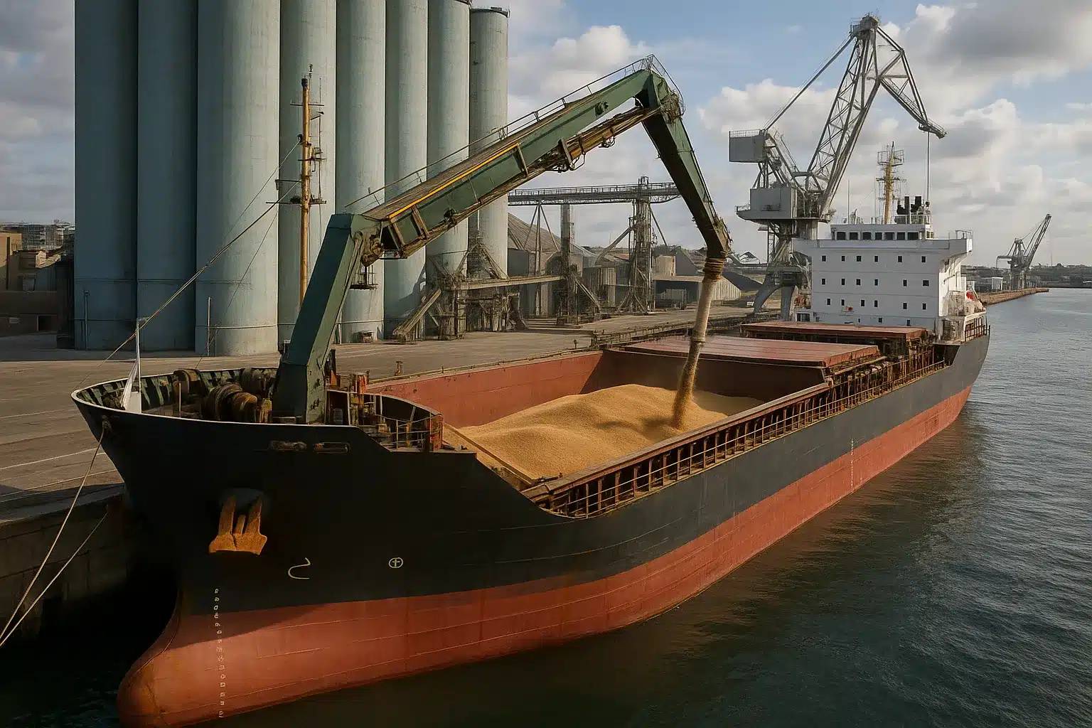 exportaciones de trigo a China desde puertos argentinos