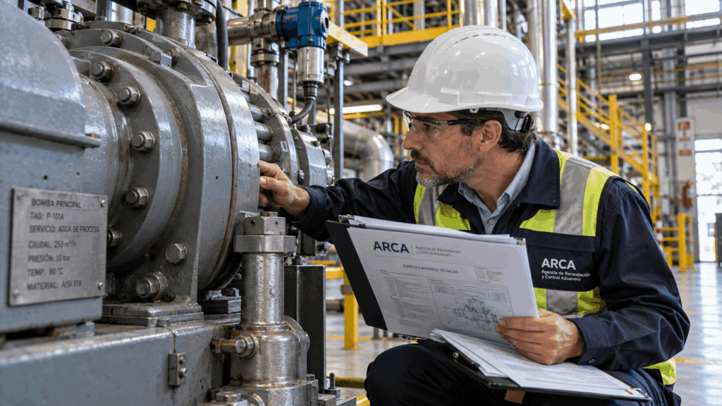 Documentación técnica para una exportación temporaria bajo garantía.