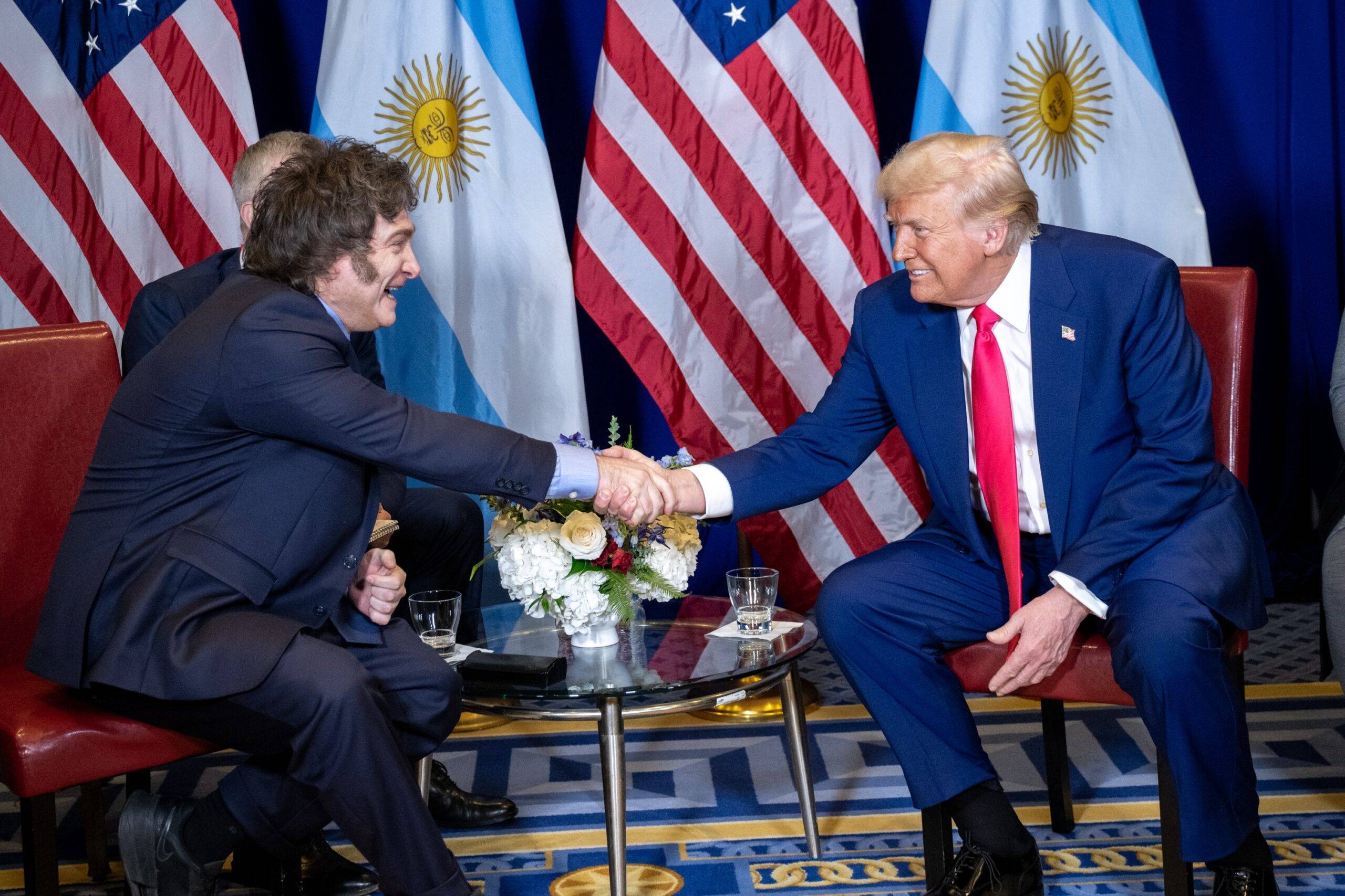 Javier milei y Donald Trump exportaciones argentinas