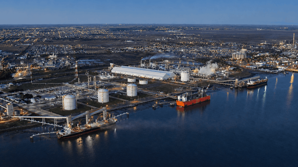 Polo de Bahía Blanca y exportaciones petroquímicas argentinas