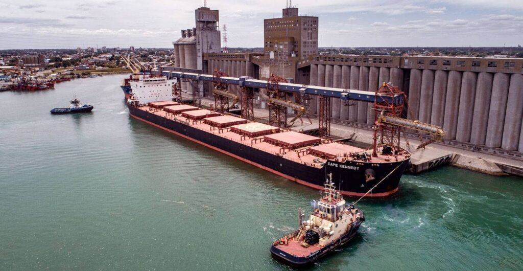 Puerto Quequén récord exportaciones agropecuarias