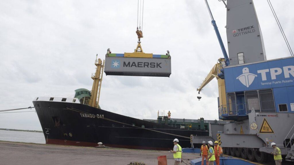 Movimiento récord de TEU en <strong>puertos santafesinos</strong>: Puerto de Rosario