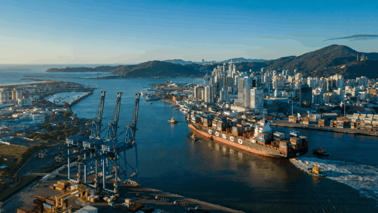 Puerto de Santos y sus terminales de contenedores en Brasil