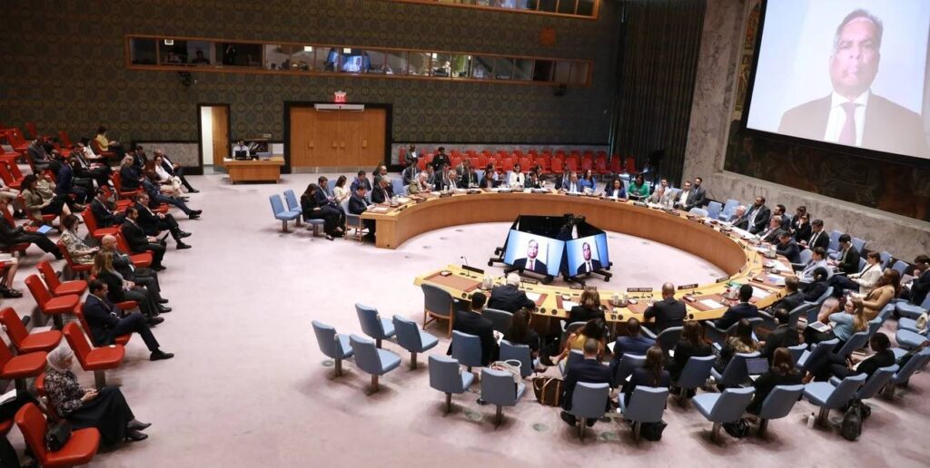 Sesión del Consejo de Seguridad de la ONU sobre el Canal de Panamá.