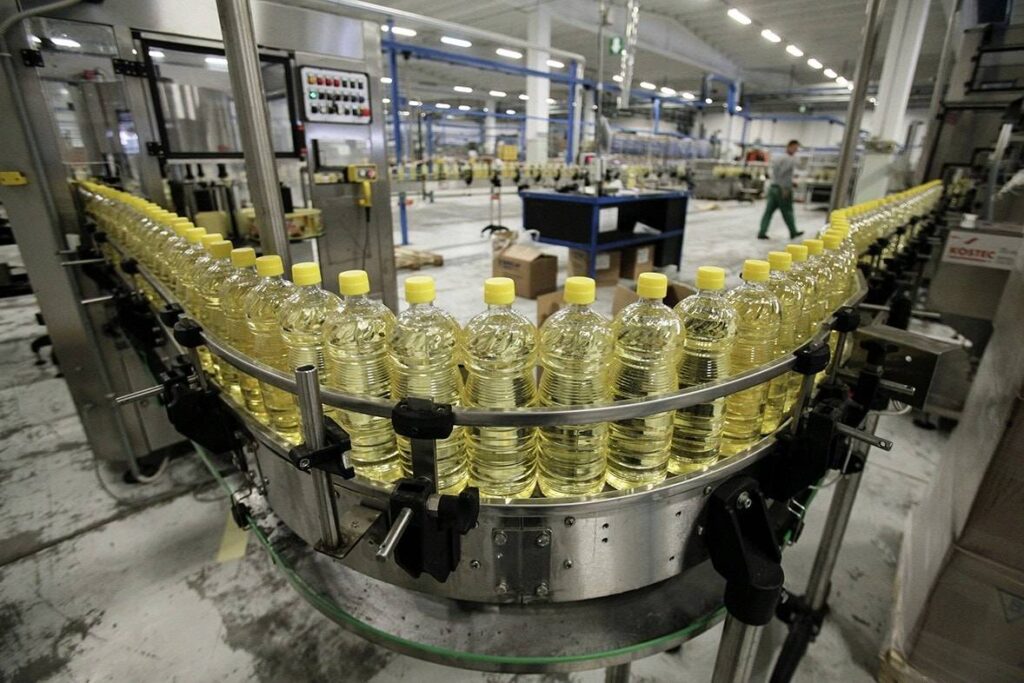 flete en alimentos de aceite hacia distribución