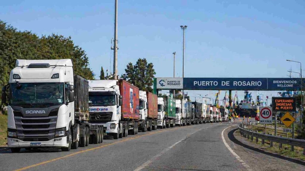 Maíz argentino y soja en exportaciones