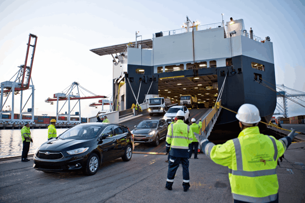Barco BYD Zarate y su sistema de carga y descarga tipo ro-ro
