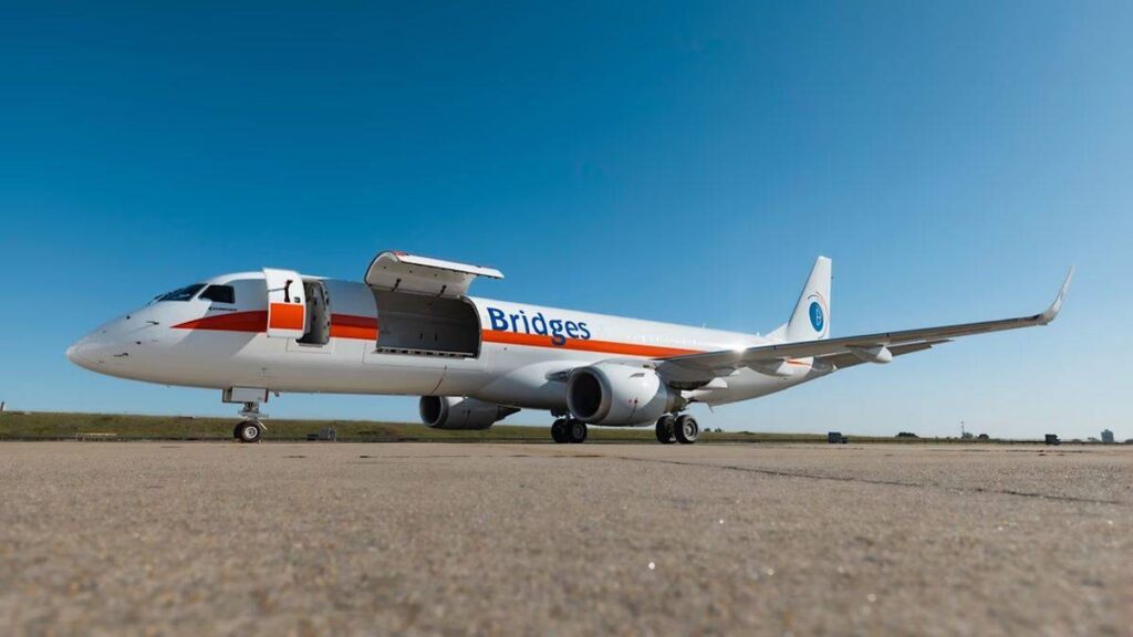 Embraer E190F carguero en rutas regionales