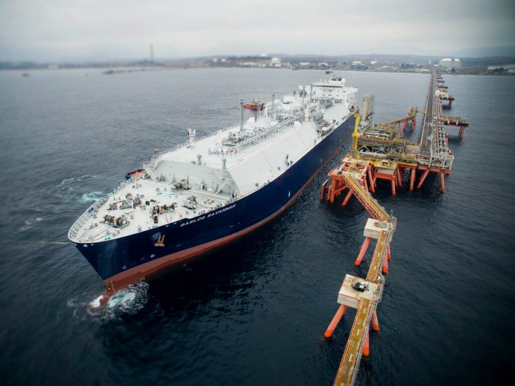 Terminal chilena vinculada a una futura salida del gas de Vaca Muerta al Pacífico
