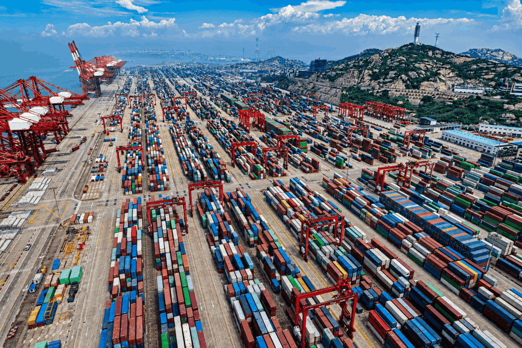 Puerto de China antes de la Golden Week 2026