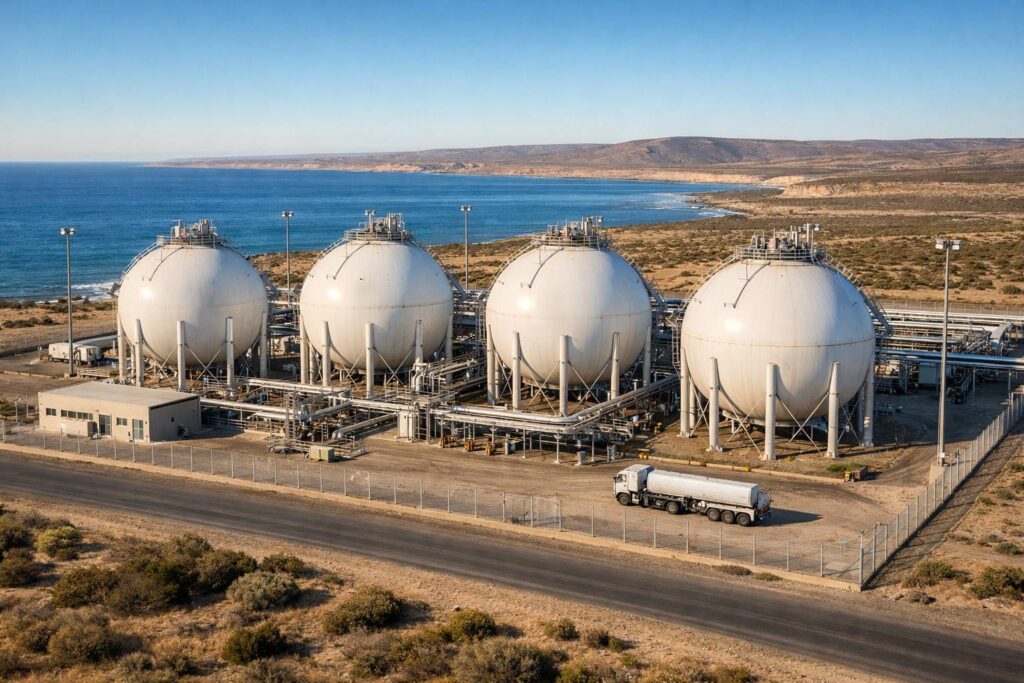 Infraestructura portuaria para la exportación de GNL argentino desde Río Negro