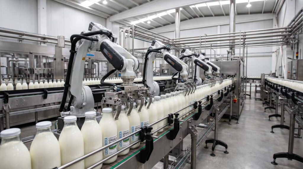 exportaciones lácteas argentinas y logística internacional de alimentos