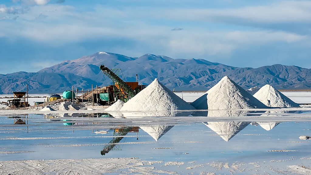 Exportaciones argentinas de minería y litio.