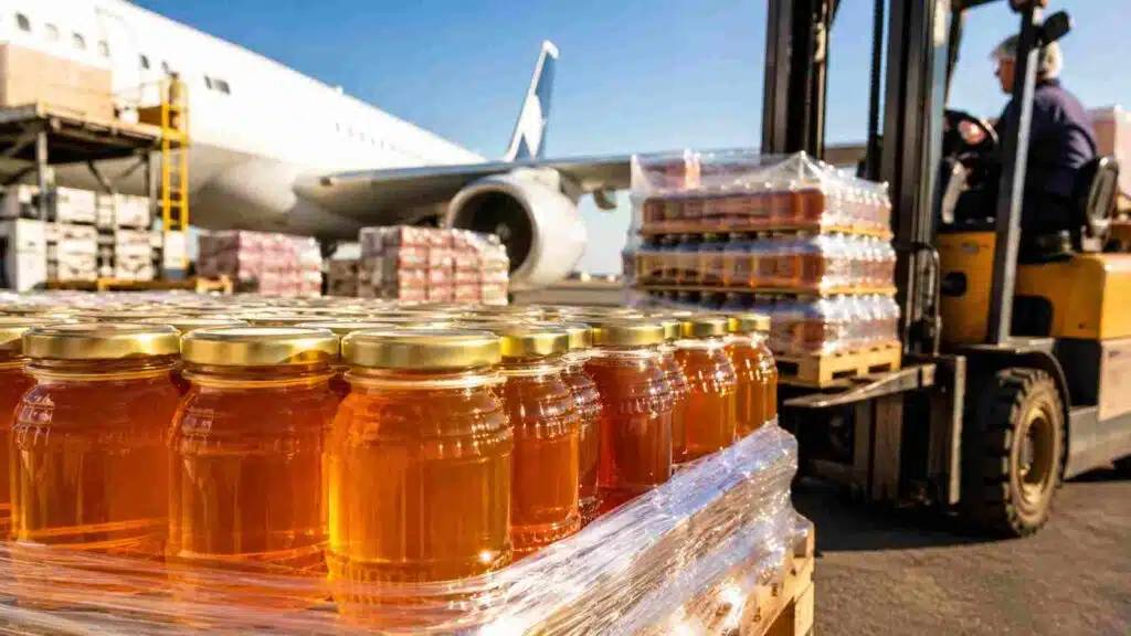 exportaciones de miel argentina hacia mercados internacionales