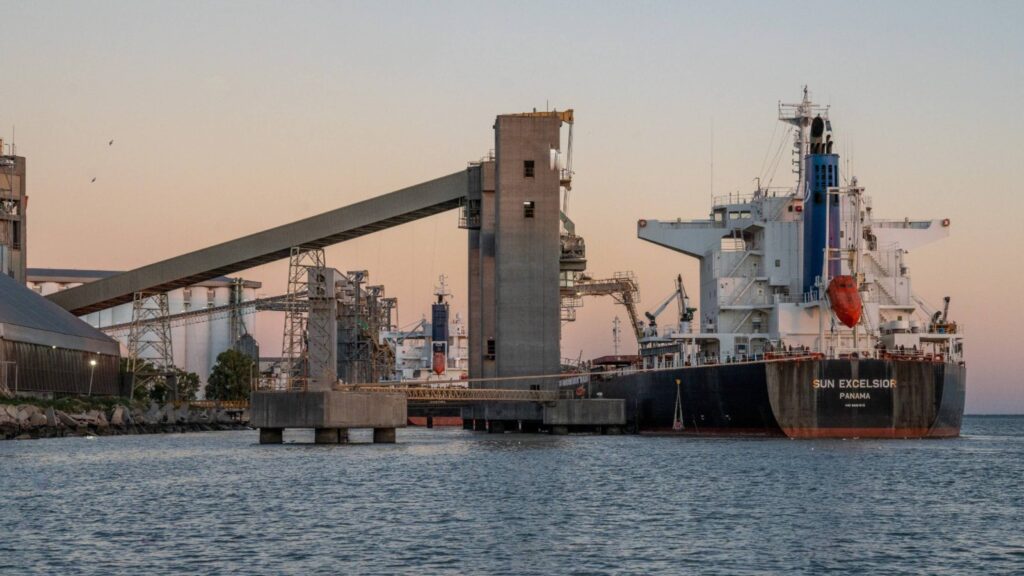 exportaciones agroindustriales argentinas en puerto