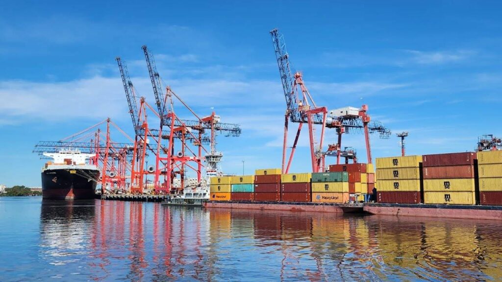puertos bonaerenses 2025 con liderazgo de contenedores en Dock Sud