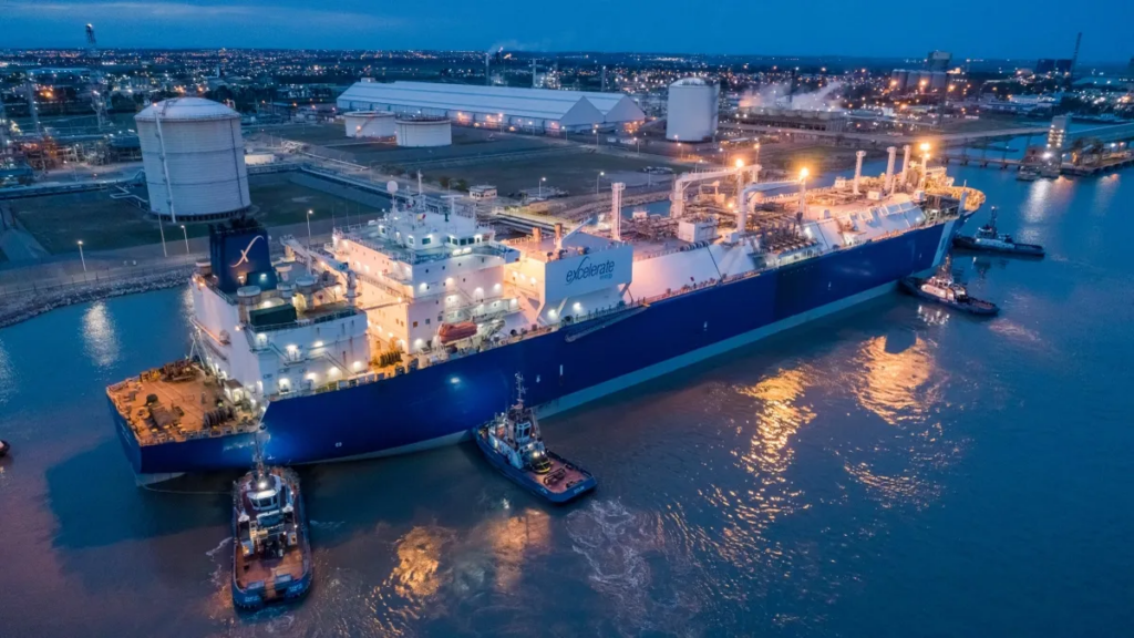 Exportación de GNL argentino hacia Europa mediante transporte marítimo internacional
