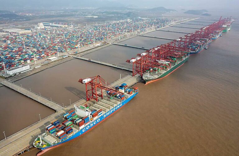 Ningbo-Zhoushan, segundo puerto de contenedores del mundo en 2026.