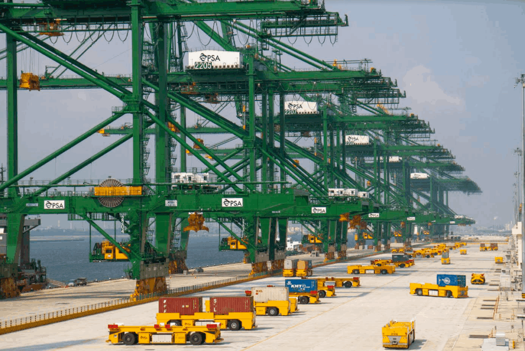 Tuas Port y tecnología logística